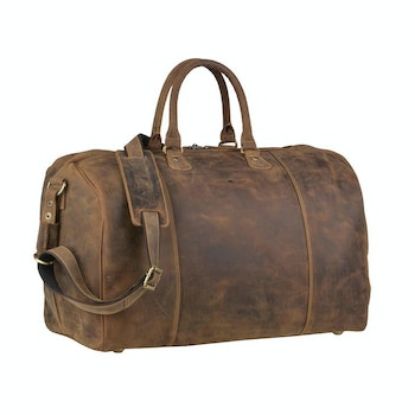 Bild von Reisetasche Leder, braun