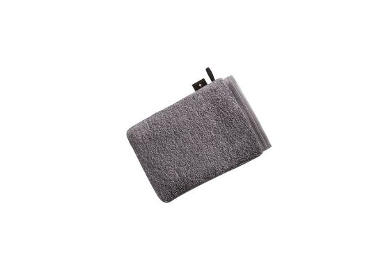 Bild von Waschhandschuh "Vegan Life", dunkelgrau