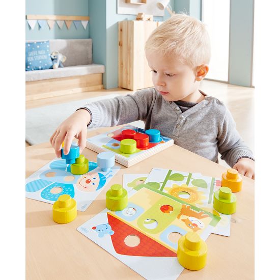 Bild von Steckspiel "Kunterbunte Welt"