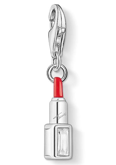 Bild von Charm-Anhänger "Roter Lippenstift"
