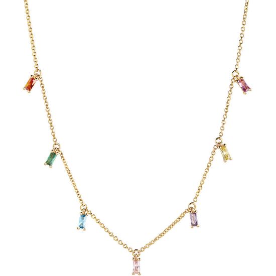 Bild von Halskette "Princess Baguette", gold