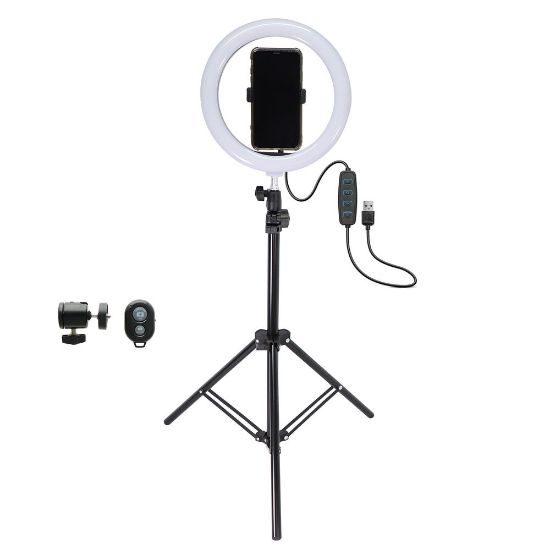 Bild von Tripod mit LED-Beleuchtung, 160 cm