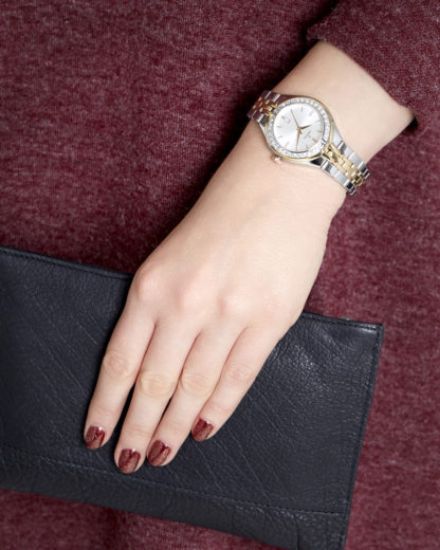 Bild von Quarzuhr "F16868/1 ", silber-gelbgold