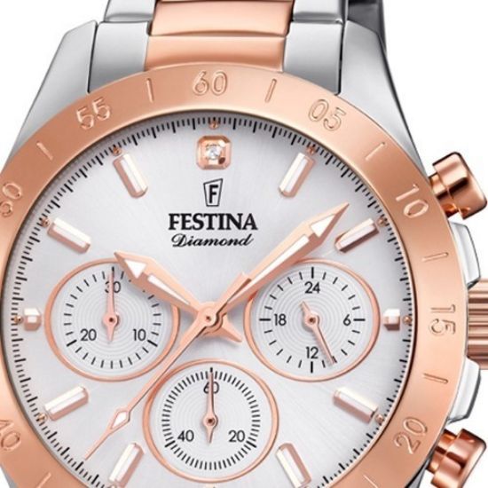 Bild von Chronograph "F20398/1", silber-rosegold