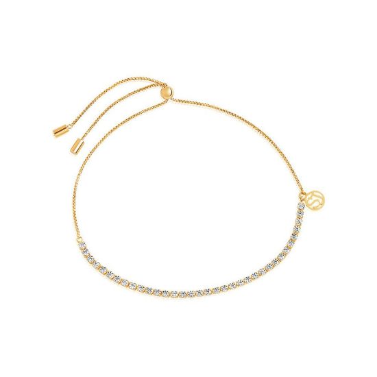 Bild von Armband mit weißen Zirkonia "Ellera Tennis", gold