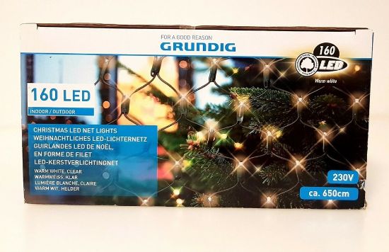 Bild von Lichternetz mit 160 LED, warm-weiß