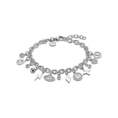 Bild von Armband aus Edelstahl "87647129", silber