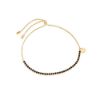 Bild von Armband mit schwarzen Zirkonia "Ellera Tennis", gold