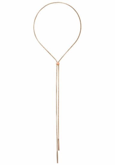 Bild von Edelstahlkette "LJ-0147-N-85", rosegold