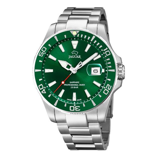 Bild von Chronograph "J860/B", silber-grün