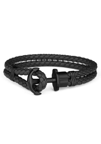 Bild von Ankerarmband "PHREP", schwarz