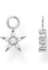 Bild von Ohrring-Anhänger "Stern", silber