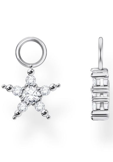 Bild von Ohrring-Anhänger "Stern", silber