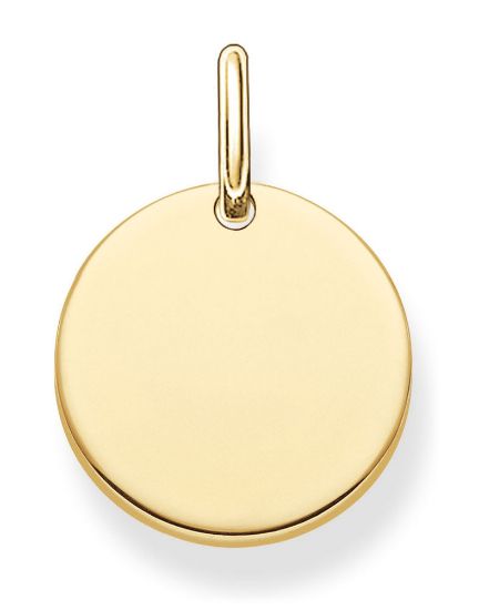 Bild von Ketten-Anhänger "Coin LBPE0001-413-12", gold