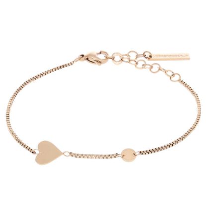 Bild von Armband "LJ-0511-B-20", Herz, rosegold