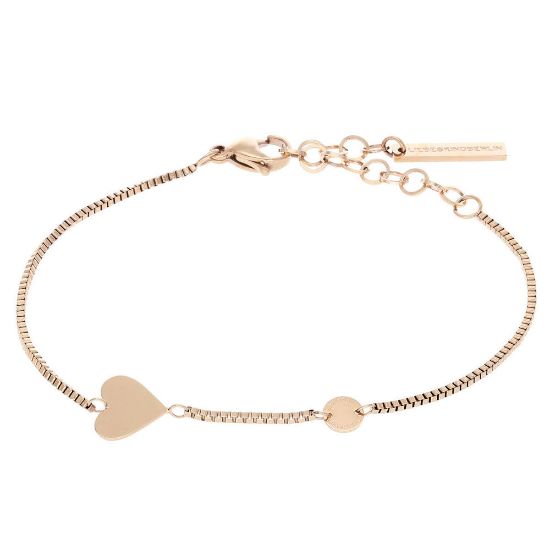 Bild von Armband "LJ-0511-B-20", Herz, rosegold