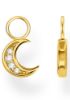 Bild von Ohrring-Anhänger "Mond", gelbgold