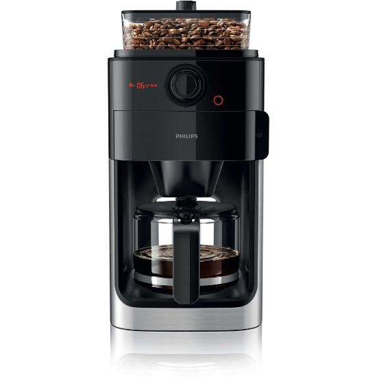Bild von Kaffeemaschine "Grind & Brew HD7767/00", schwarz