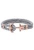 Bild von Ankerarmband "PHREP", grau