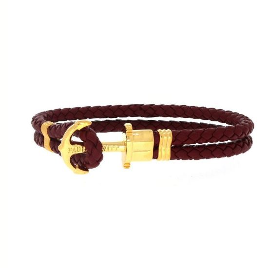 Bild von Ankerarmband "PHREP", dunkelrot