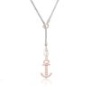 Bild von Kette mit Anhänger "Anchor Pearl", rosegold