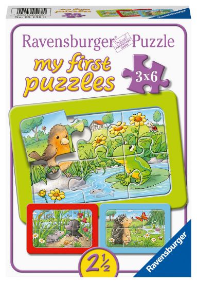 Bild von Puzzle "Kleine Gartentiere"