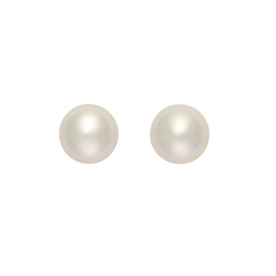 Bild von Ohrstecker "Pearls", Gelbgold