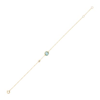 Bild von Armband "Aquamarine", gelbgold