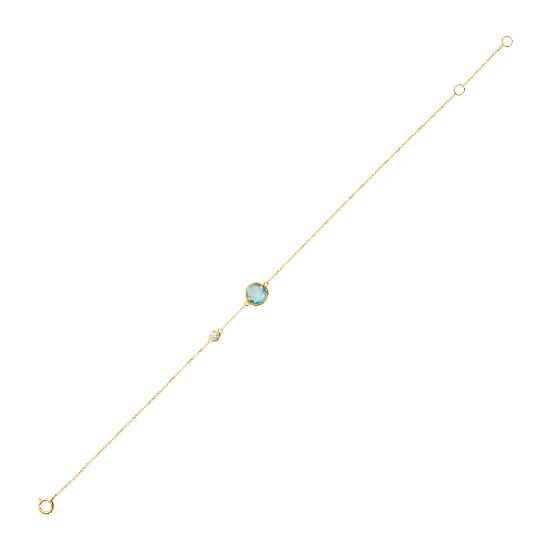 Bild von Armband "Aquamarine", gelbgold