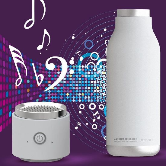 Bild von Isoliertrinkflasche "Wireless Beat BT 60", aquamarin