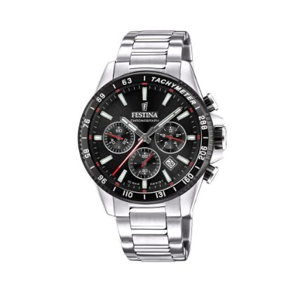 Bild von Chronograph "F20560/6", schwarz-silber