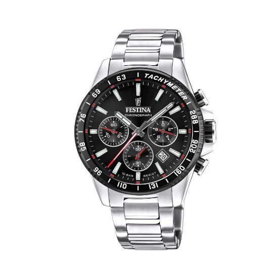 Bild von Chronograph "F20560/6", schwarz-silber