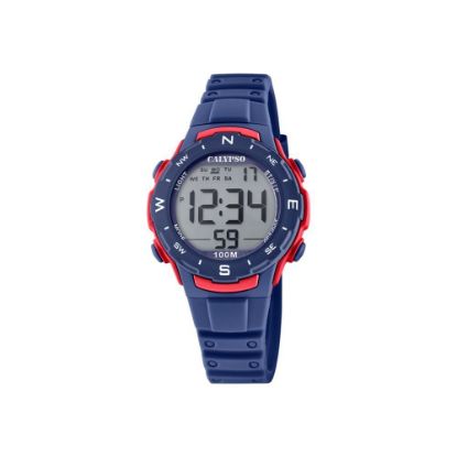 Bild von Digitaluhr "Crush K5801/4", blau-rot