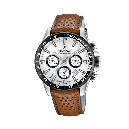 Bild von Chronograph "F20561/1", silber-braun