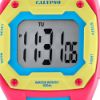 Bild von Digitaluhr "Color Splash K5813/4", blau-rot-gelb