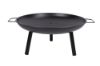 Bild von Feuerstelle mit Beinen, Ø60cm, schwarz