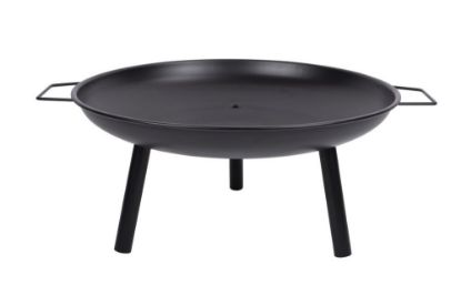Bild von Feuerstelle mit Beinen, Ø60cm, schwarz