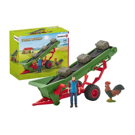 Bild von Farm World "Heuförderband mit Bauer"