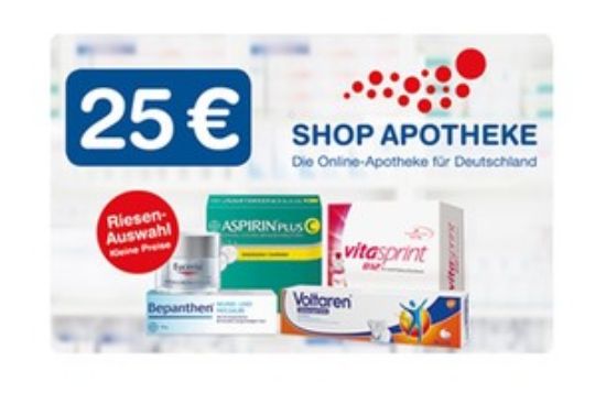 Bild von Shop Apotheke 25EUR Geschenkcode