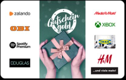 Bild von GUTSCHEINGOLD B2B GESCHENKCODE 75€