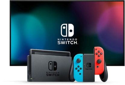 Bild von Switch Konsole, neonrot