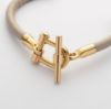 Bild von Bracelet "T-SHACKLE", beige-gold, M
