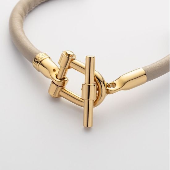 Bild von Bracelet "T-SHACKLE", beige-gold, M