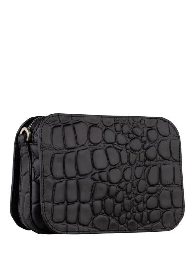 Bild von Umhängetasche "Luka Croco", black