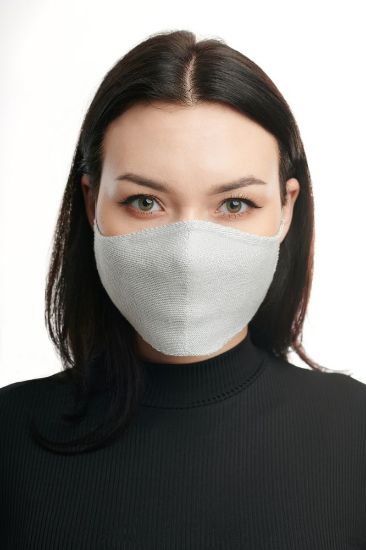Bild von Maske mit silberionen Beschichtung, hellgrau