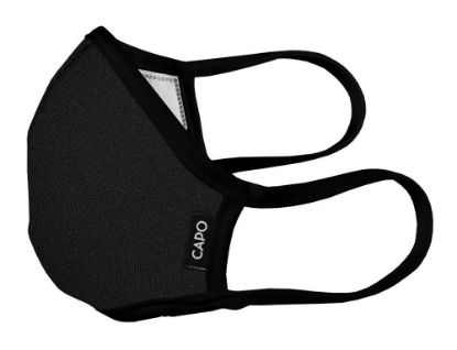 Bild von Wiederverwendbare Mund-Nasen-Maske für Erwachsene, Schwarz