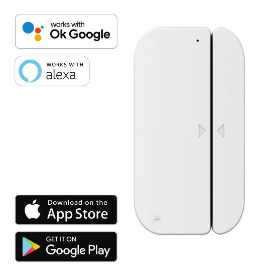 Bild von WiFi Tür/Fensterkontakt Alarm Sensor, weiß