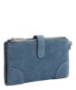 Bild von Portemonnaie "Audre Suede Ivy", retro denim