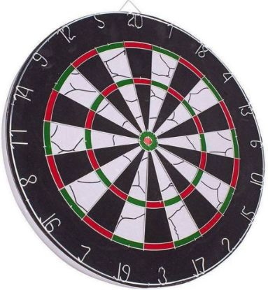 Bild von Dartscheibe mit Pfeilen