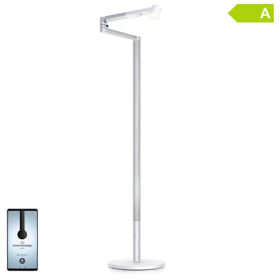 Bild von Standleuchte "Lightcycle Morph Floor CF06 EU", weiß/Silber